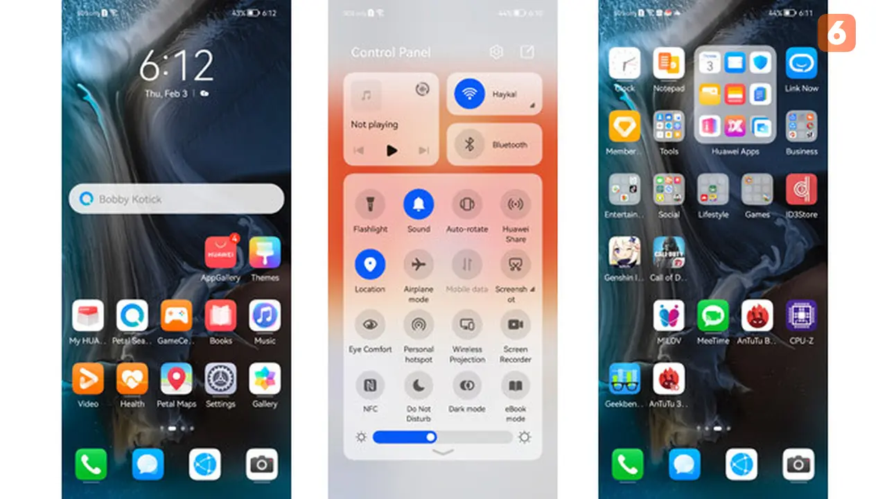UI Huawei Nova 9
