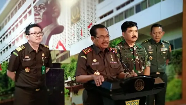 Jaksa Agung M Prasetyo dan Panglima TNI Marsekal Hadi Tjahjanto