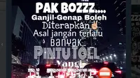 Beredar Meme Kebijakan Ganjil Genap, Begini Respon Kepala BPTJ