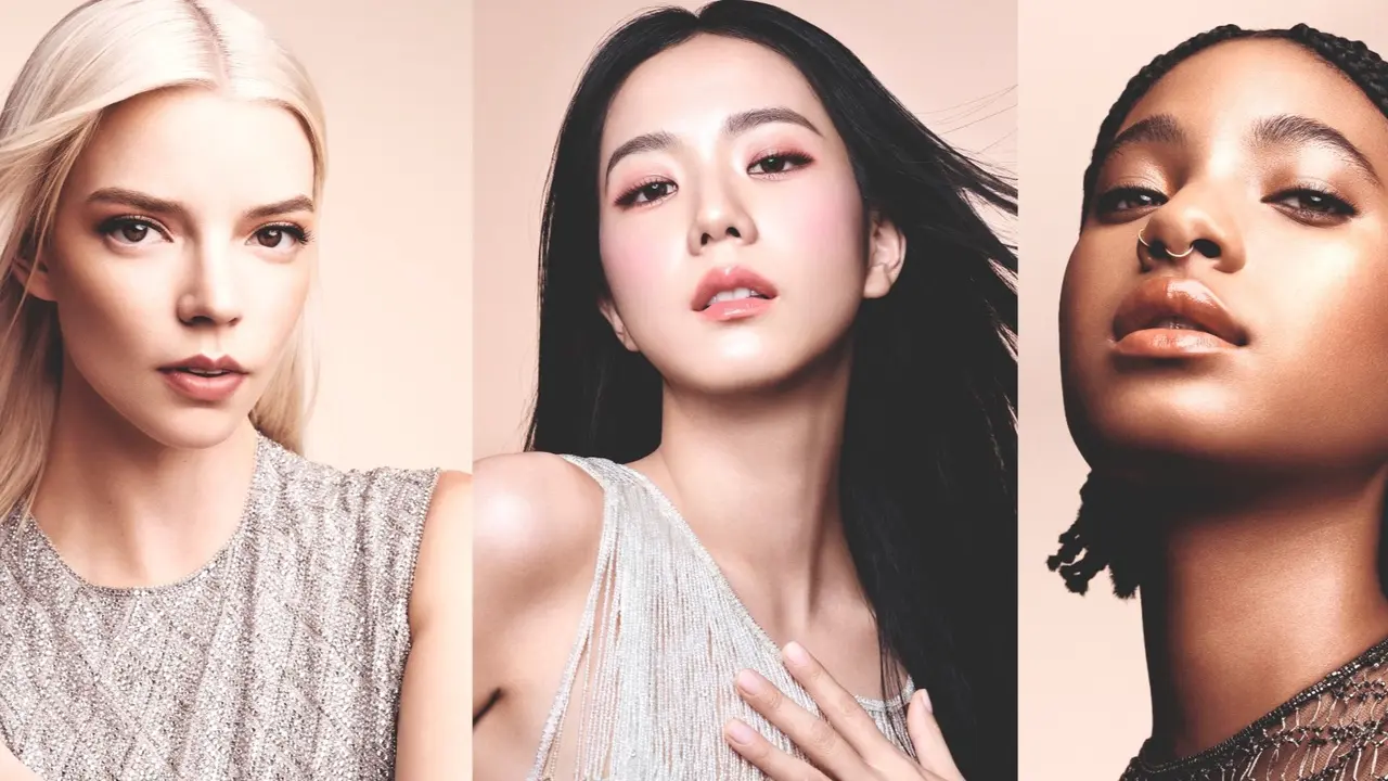 Potret Anya Taylor-Joy, Jisoo BLACKPINK, dan Willow Smith Jadi Wajah Kampanye Produk Kosmetik Terbaru Dior Beauty