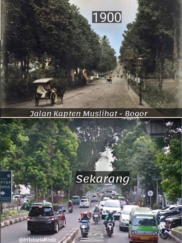 9 Potret Perbandingan Suasana Bogor Tempo Dulu dan Sekarang, Kota Hujan yang Selalu Hijau