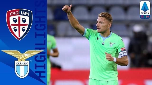 Berita Video highlights Liga Italia,Ciro Immobile cetak 1 gol saat Lazio kalahkan Cagliari 2-0, Sabtu (26/9/20)