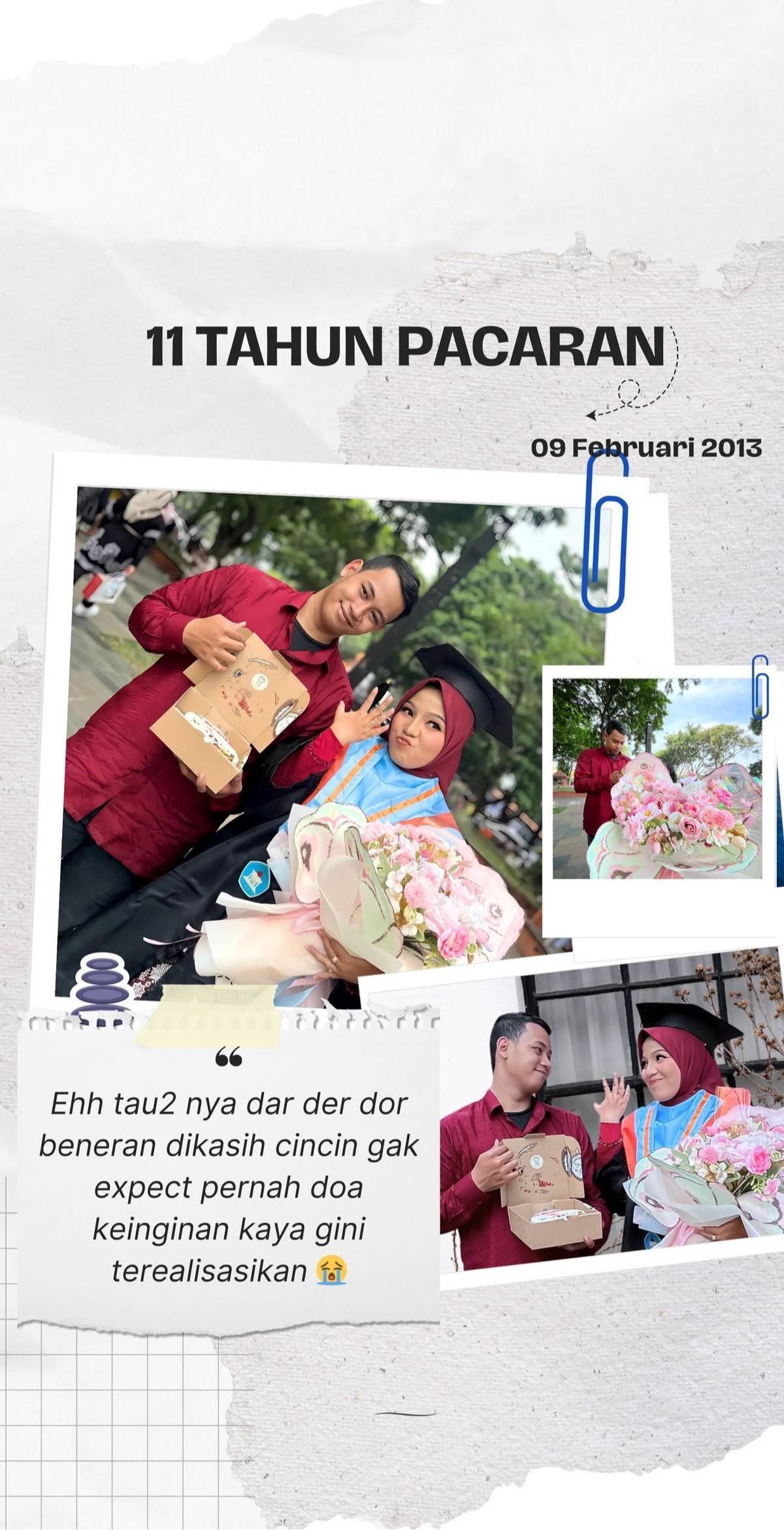 Berawal dari SMP, Wanita yang Bagikan Perjalanan Cintanya yang Sudah 11 Tahun Ini Curi Perhatian