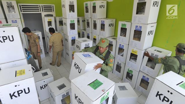 Distribusi Logistik Pemilu di Bogor