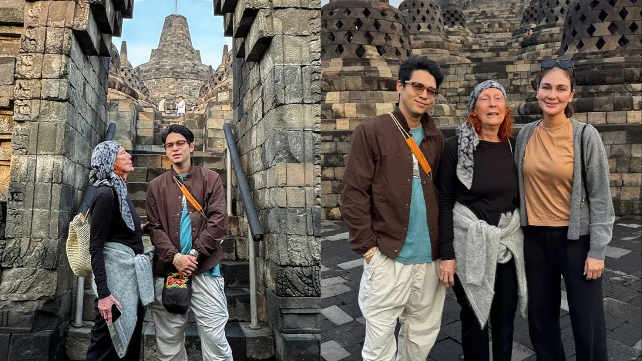 Potret Kedekatan Maxime dan Mertua/ Instagram @lunamaya