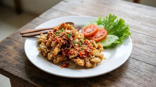 Jamur Crispy Geprek