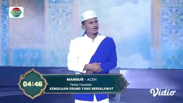Tampil Pertama Pada AKSI Indonesia 2023 hari Sabtu, 25 Maret 2023, Mansur (Aceh) Berhasil Mendapat Perolehan Nilai Sebesar 447 Poin dari Dewan Juri.