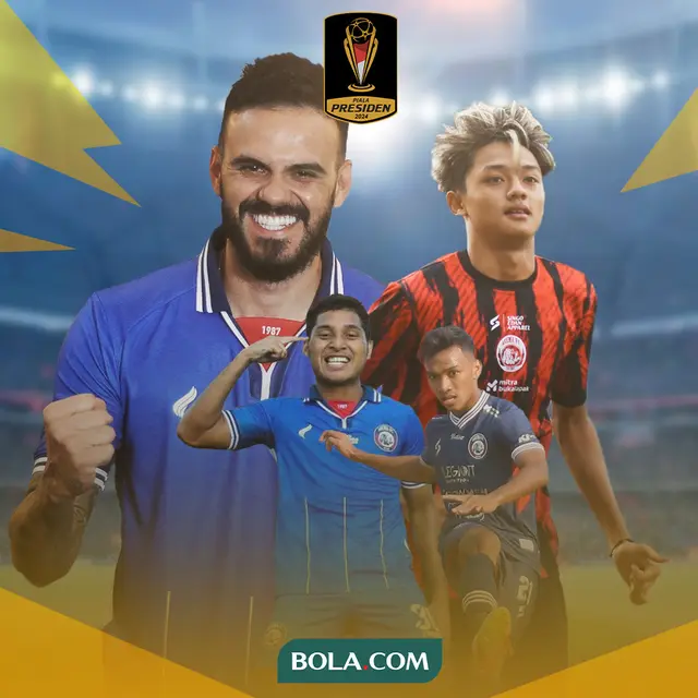 Piala Presiden 2024 - 4 Pemain Kunci Arema FC yang Bakal Menyengsarakan Persija Jakarta