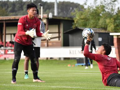 Bima Sakti membawa empat kiper saat pemusatan latihan Timnas Indonesia U-17 untuk Piala Dunia U-17 di Jerman. (Dok. PSSI)