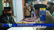 Seorang pria di Kabupaten Ponorogo, Jawa Timur, menjadi viral. Karena baru saja menikah secara sah dengan wanita berusia 76 tahun berstatus janda tanpa anak. Usia pasangan pengantin baru tersebut terpaut 47 tahun.