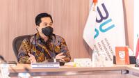 Ketua Pelaksana Komite Penanggulangan COVID-19 dan Pemulihan Ekonomi Nasional Erick Thohir pastikan 1,5 juta tenaga kesehatan disuntik vaksin COVID-19 awal 2021 saat bertemu IDI di Kantor Kementerian BUMN, Jakarta, Rabu (3/9/2020). (Dok Tim Komunikasi Komite Penanganan COVID-19)