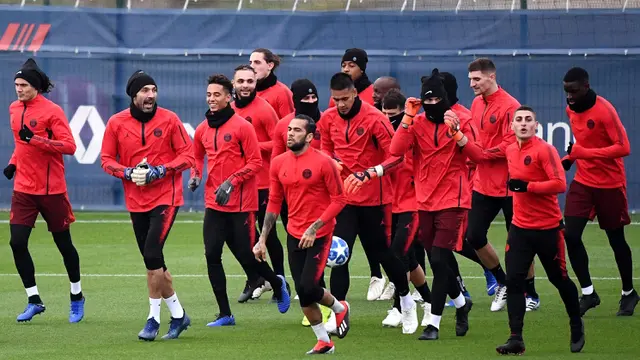 Latihan Paris Saint-Germain PSG