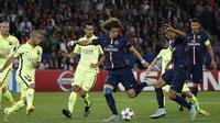 PSG vs Barcelona. (Yoan Valat/EPA)