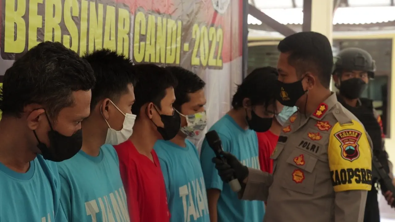 4 nelayan di Pemalang ditangkap lantaran hendak pesta sabu di kamar kost. (Foto: dok. Polres Pemalang/Liputan6.com)