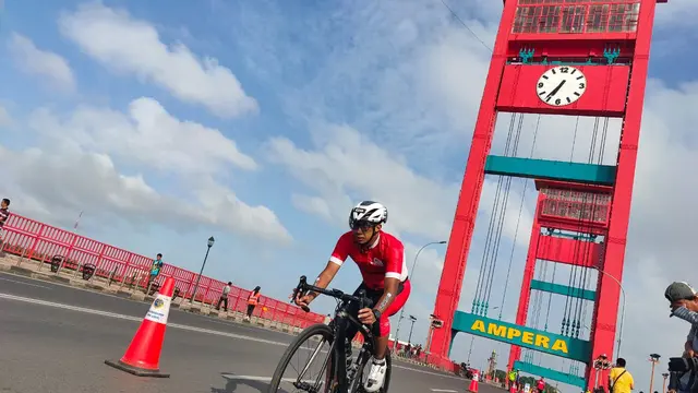 Tanpa Sepeser Uang, Pria Asal Sumsel Kayuh Sepeda Jelajah Indonesia