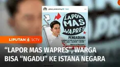 Tentunya ini informasi yang penting bagi warga, karena Wakil Presiden, Gibran Rakabuming membuat layanan pengaduan Lapor Mas Wapres. Jadi masyarakat semua dapat menyampaikan aduan secara langsung di Istana Wapres.