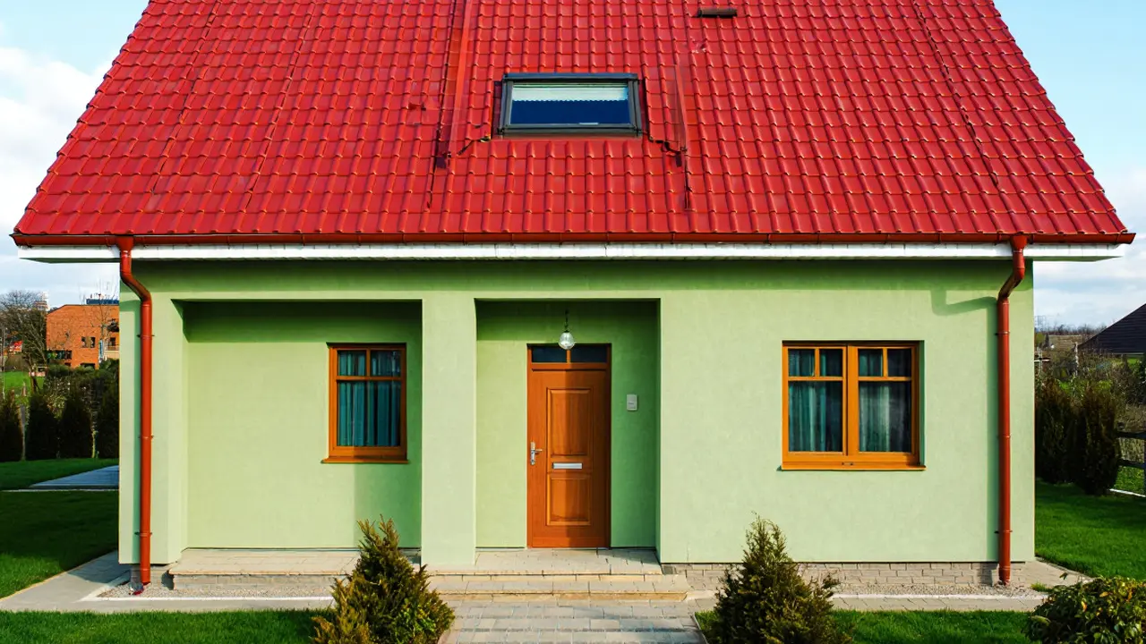 Warna Cat Rumah yang Cocok untuk Atap Merah