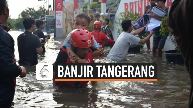 VIDEO: Tanggul Jebol, Perumahan Priok Damai Banjir