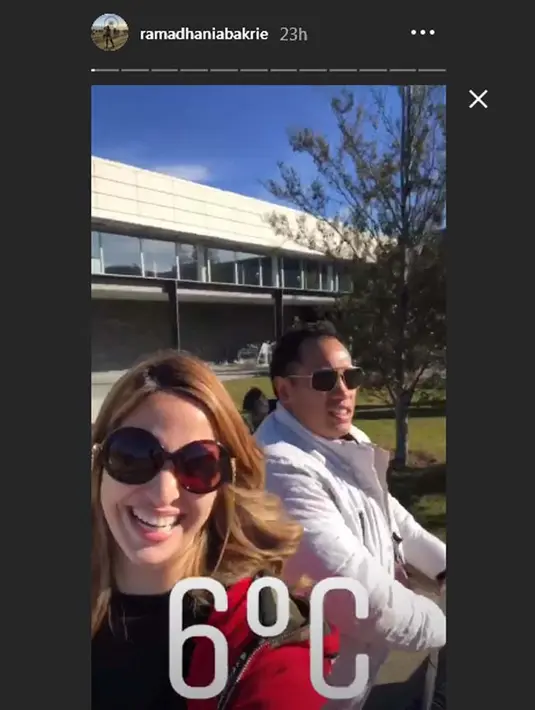 (Instagram/ramadhaniabakrie)