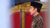 Jokowi saat membuka kongres HMI di Surabaya. (Foto: Instagram Jokowi)