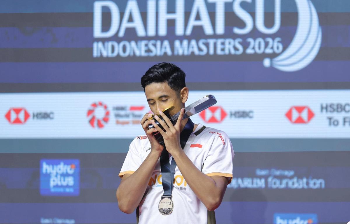 FOTO: Alwi Farhan Juara Indonesia Masters 2026