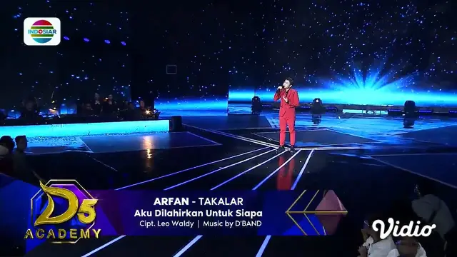 Arfan di di Babak Show Top 24 Dangdut Academy 5 Group 6. (Indosiar)