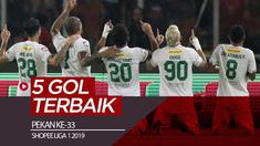 Berita video gol-gol terbaik yang tercipta pada pekan ke-33 Shopee Liga 1 2019.