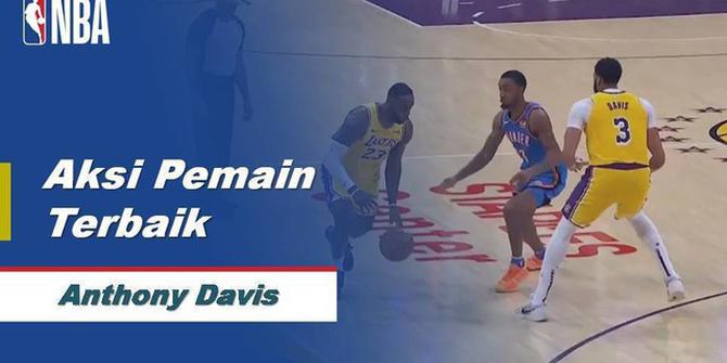 VIDEO: Aksi Menawan Anthony Davis Saat Oklahoma City Thunder Vs LA Lakers di NBA 2019-2020