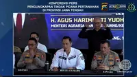 Menteri ATR/BPN berhasil membongkar praktik mafia tanah di Jawa Tengah yang nilainya fantastis (dok: Arief)