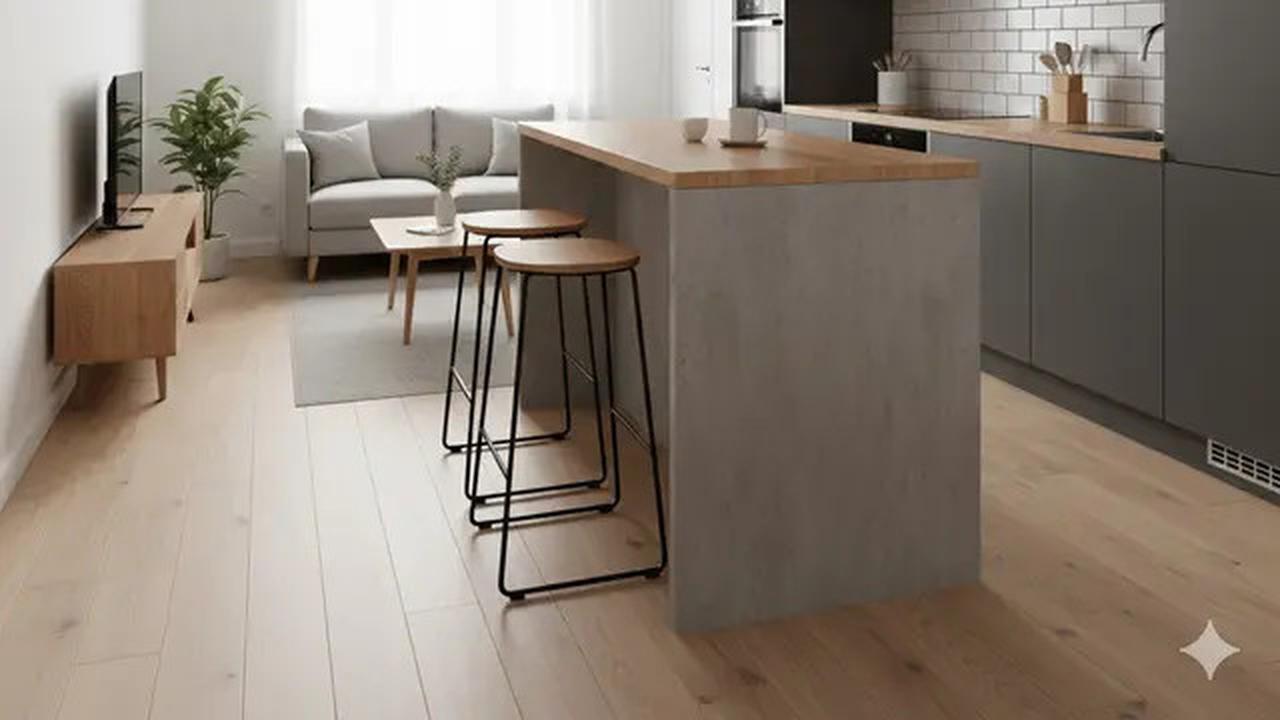 9 Model Dapur Kecil dengan Meja Bar, Solusi Hemat Ruang Tetap Estetik