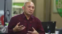 Kepala Staf Kepresidenan Teten Masduki saat berkunjung ke Liputan6.com, Jakarta, Kamis (30/6). (Liputan6.com/Angga Yuniar)
