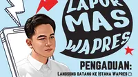 Gibran Buka Layanan Pengaduan Masyarakat Mulai Hari Ini
