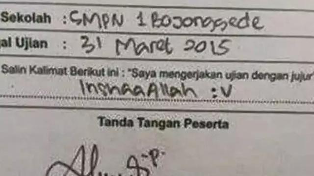 6 Jawaban Murid Pakai Emotikon Ini Kocak, Bikin Guru Tak Habis Pikir