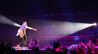 Coldplay sukses menggelar konser di Jamsil Stadium (foto : Korea Times)