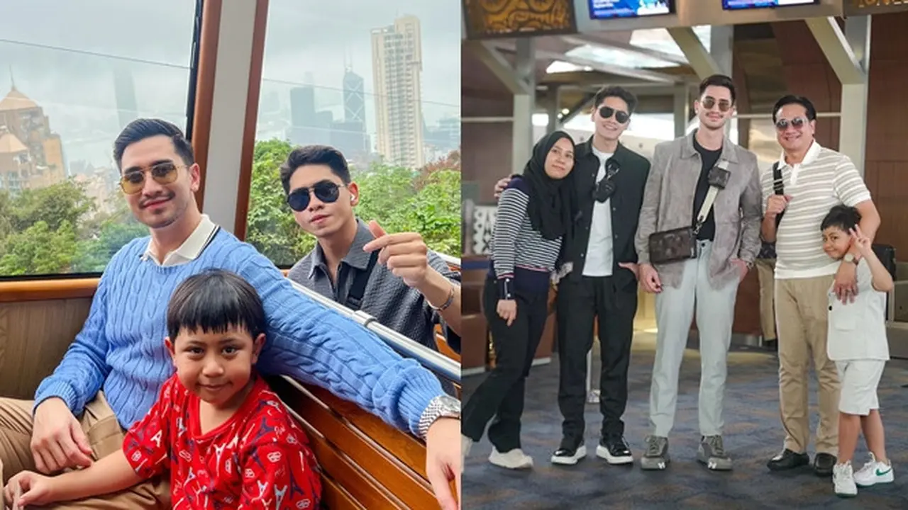 7 Momen Verrell Bramasta Liburan Ke Hong Kong, Hadiah Untuk Adik Tiri Usai Sunat
