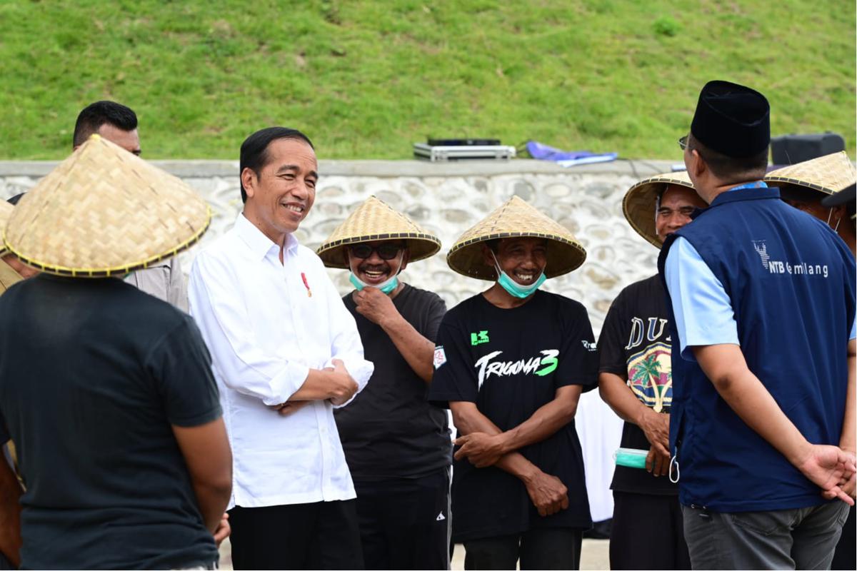 Kunjungan Presiden Jokowi ke NTB