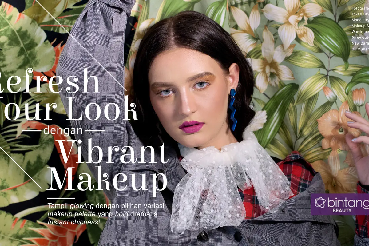 [Bintang] Tampil glowing dengan pilihan variasi makeup palette yang bold dramatis. Instant chicness! ​
