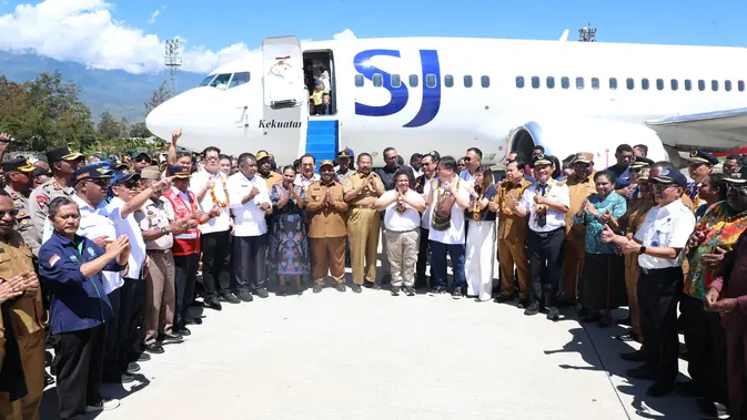 Sriwijaya Air vzpostavil letalsko povezavo z Wameno, vpliv na blaginjo prebivalcev Papue