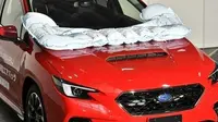 Airbag eksternal di kap mesin mobil Subaru. (Dok. Subaru)