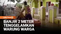 Banjir Dua Meter Belum Surut, Warga Karawang Bertahan di Pengungsian