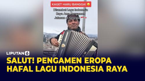 VIDEO: Gokil! Pengamen di Eropa Bawakan Lagu Indonesia Raya
