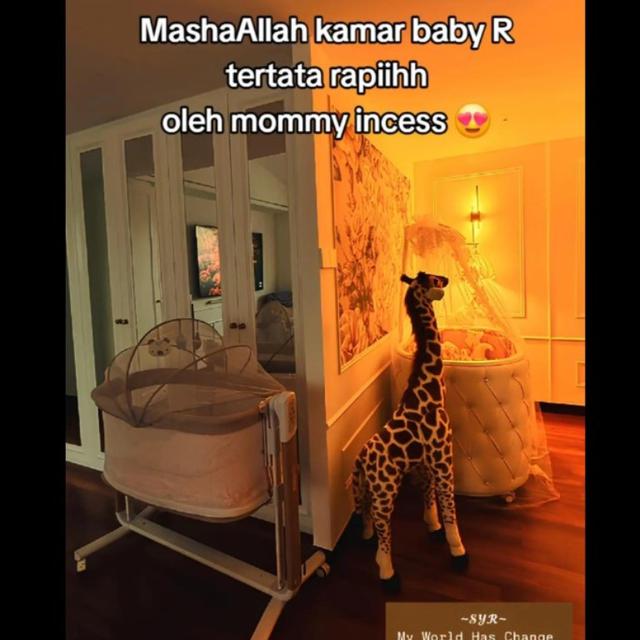 Menengok Kamar Princess R di Rumah Syahrini di Singapura, Rapi dan Banyak Hiasan Dinding