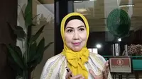 Venna Melinda di Pengadilan Agama Jakarta Selatan, Selasa (19/11/2024). (Liputan6.com/M Altaf Jauhar)