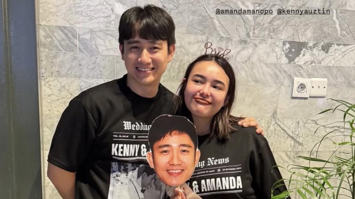 Jelang Pernikahan, Terungkap Bridal Shower Amanda Manopo Kenakan Kaos Hitam hingga Mahkota