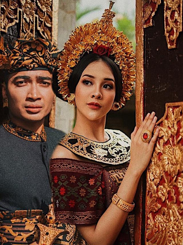 6 Potret Anya Geraldine Pakai Baju Pengantin Bali, Bikin Netizen Iseng