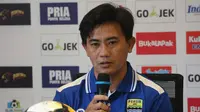 Yaya Sunarya meyakini Bhayangkara FC tetap kuat lawan Persib (Liputan6.com/Kukuh Saokani)
