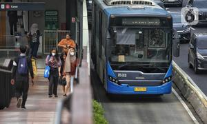 Untuk diketahui, sepanjang 2024, Transjakarta melayani 371,4 juta pelanggan dengan rata-rata lebih dari 1 juta pelanggan per hari. (Liputan6.com/Angga Yuniar)