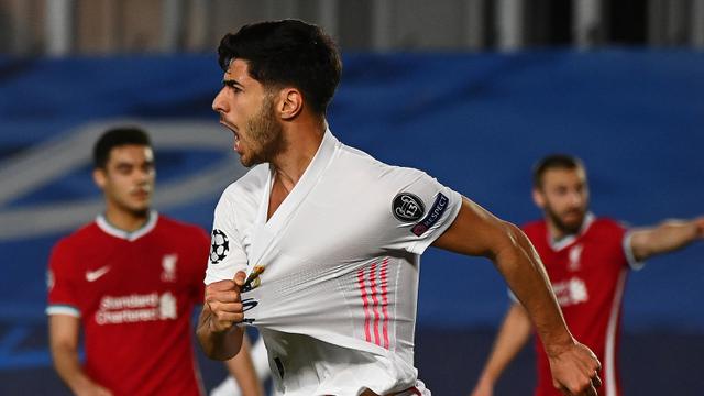 FOTO: Vinicius Junior Cetak Brace, Real Madrid Tekuk Liverpool 3-1 - Marco Asensio