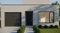 8 Desain Rumah Sederhana 5x12 Meter 2 Kamar dengan Garasi, Cocok untuk Keluarga Modern