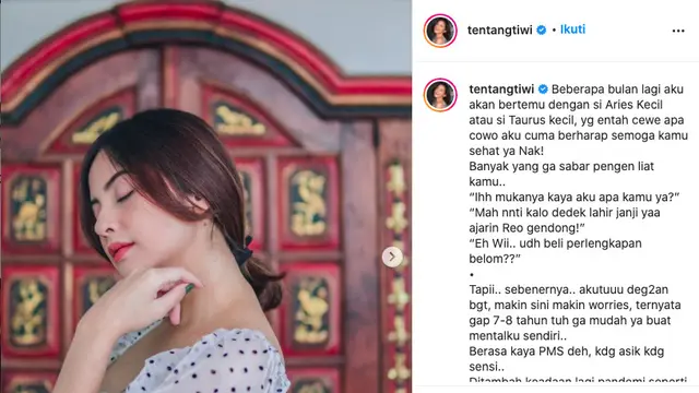 Beberapa Bulan Jelang Lahiran, Tiwi Eks T2 Semakin Khawatir